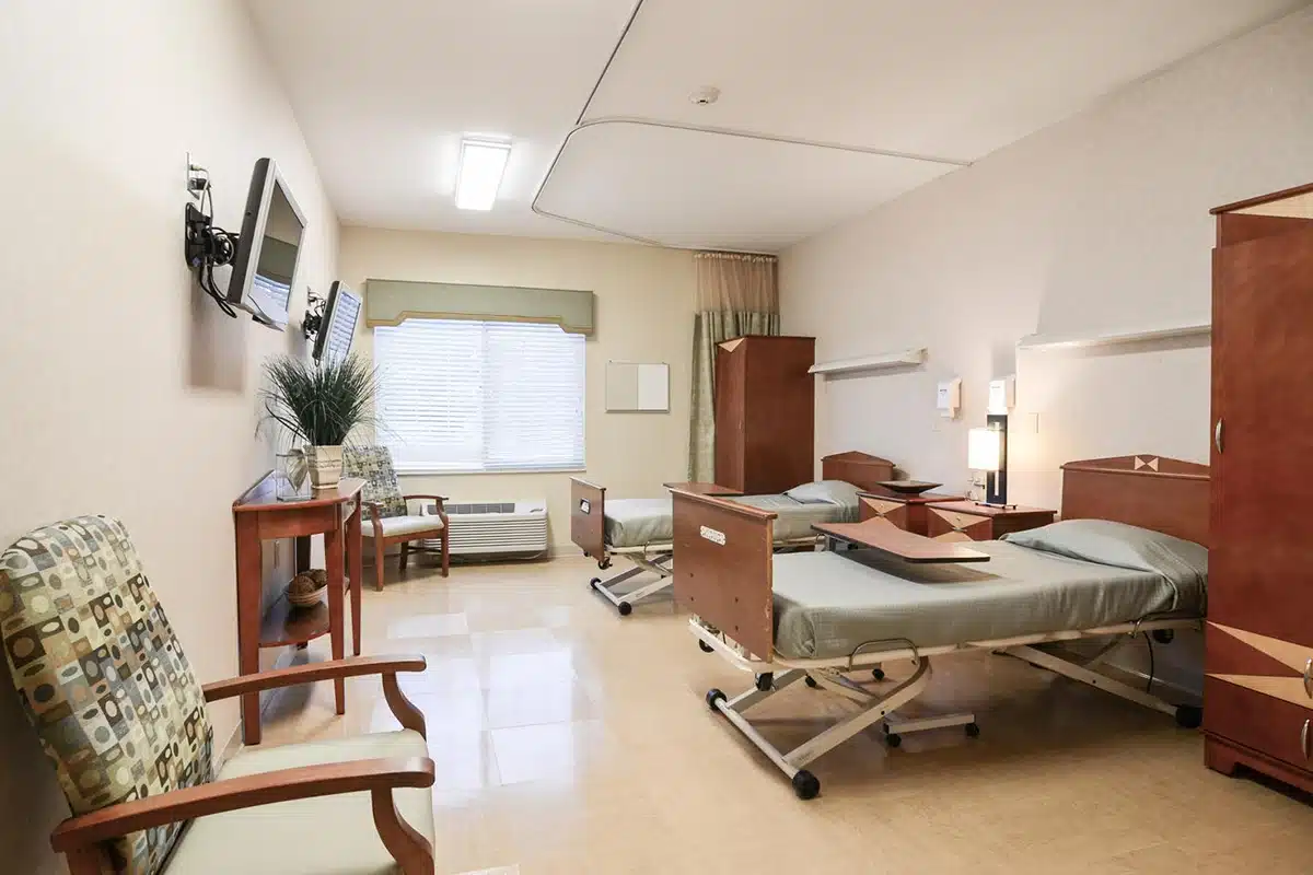 A semi private room at North Royalton