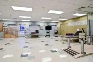The rehab gym at North Royalton