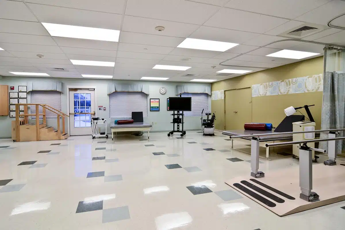 The rehab gym at North Royalton