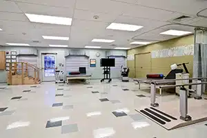 The rehab gym at North Royalton